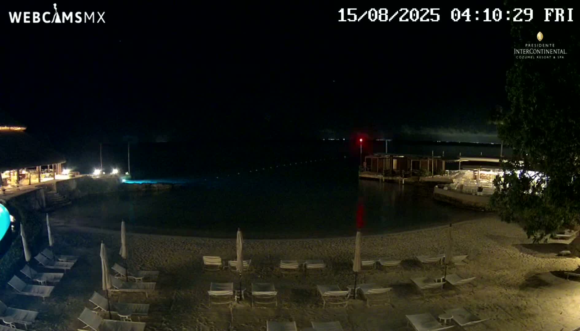 Cozumel,Presidente Intercontinental's Beach Live Cam - Municipio de Cozumel, Quintana Roo, Mexico