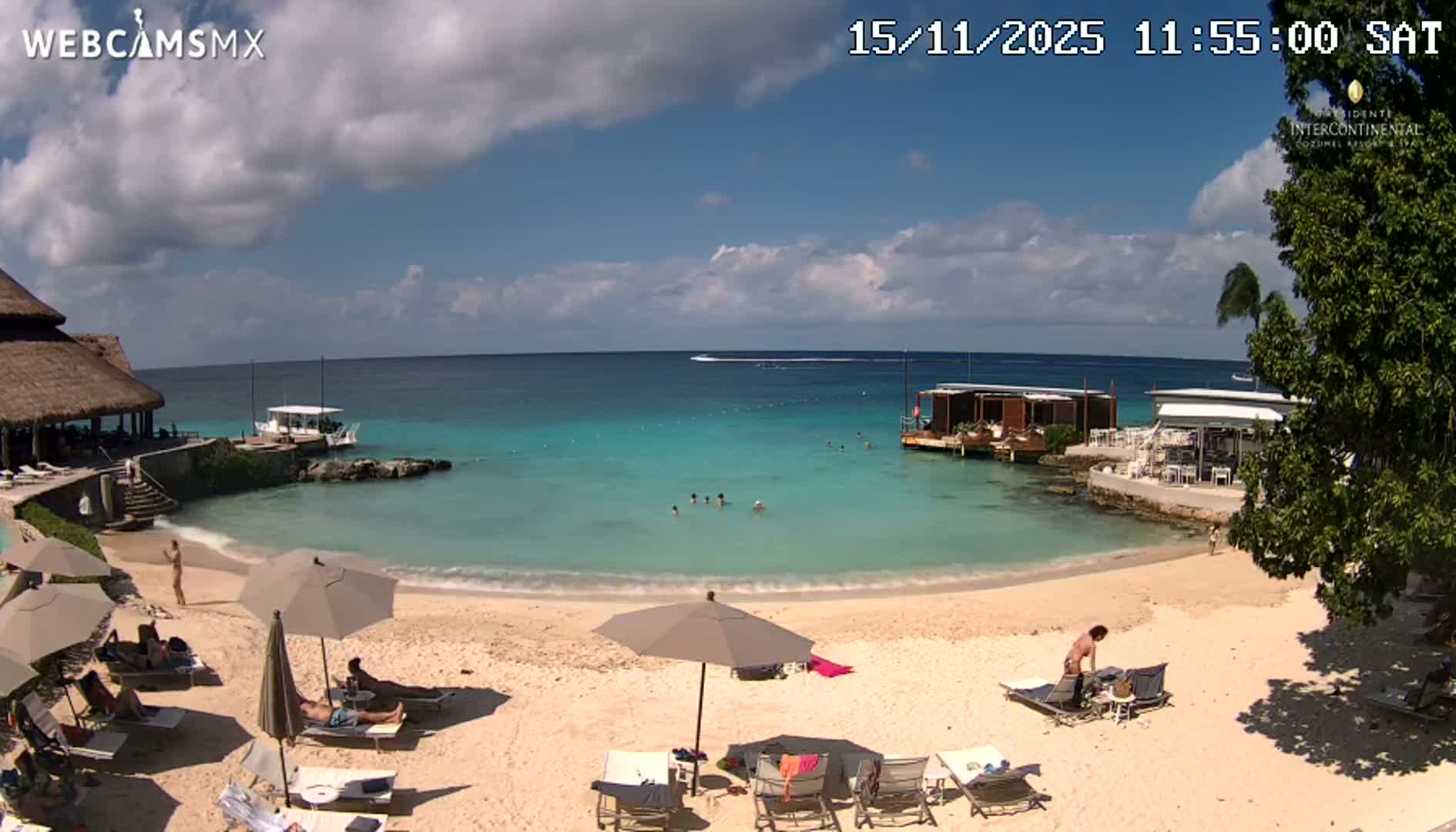Cozumel,Presidente Intercontinental's Beach Live Cam - Municipio de Cozumel, Quintana Roo, Mexico