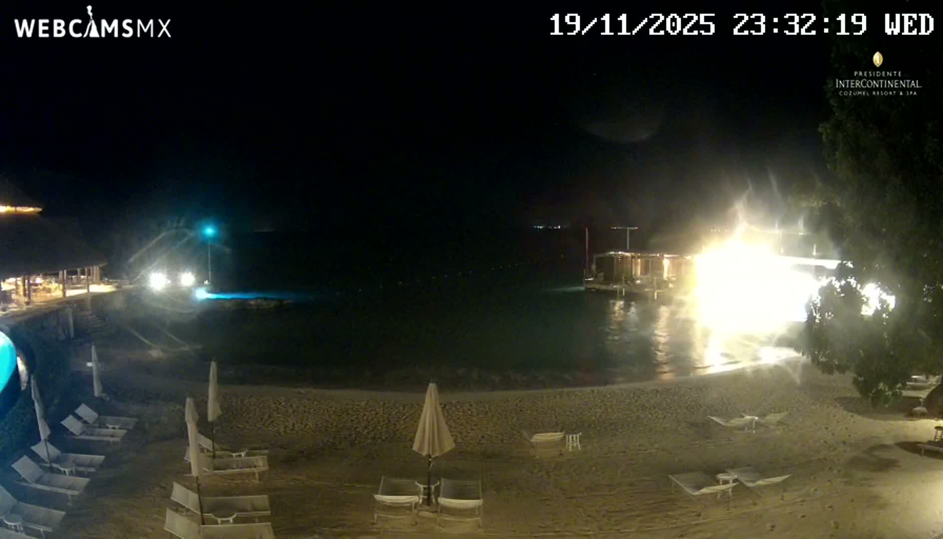 Cozumel,Presidente Intercontinental's Beach Live Cam - Zona Hotelera Sur, San Mugiel de Cozumel, Municipio de Cozumel, Quintana Roo, Mexico