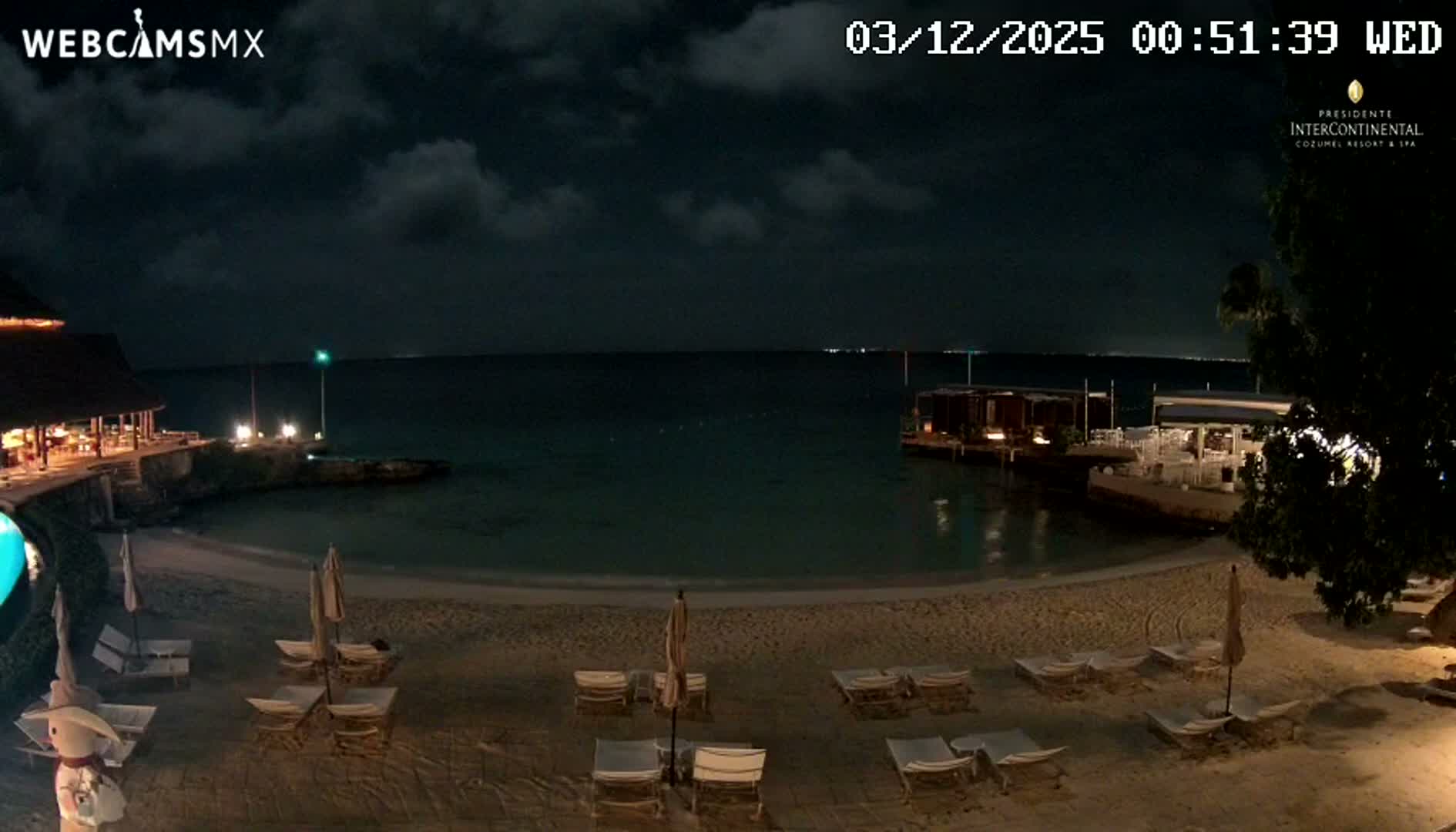 Cozumel,Presidente Intercontinental's Beach Live Cam - Zona Hotelera Sur, San Mugiel de Cozumel, Municipio de Cozumel, Quintana Roo, Mexico