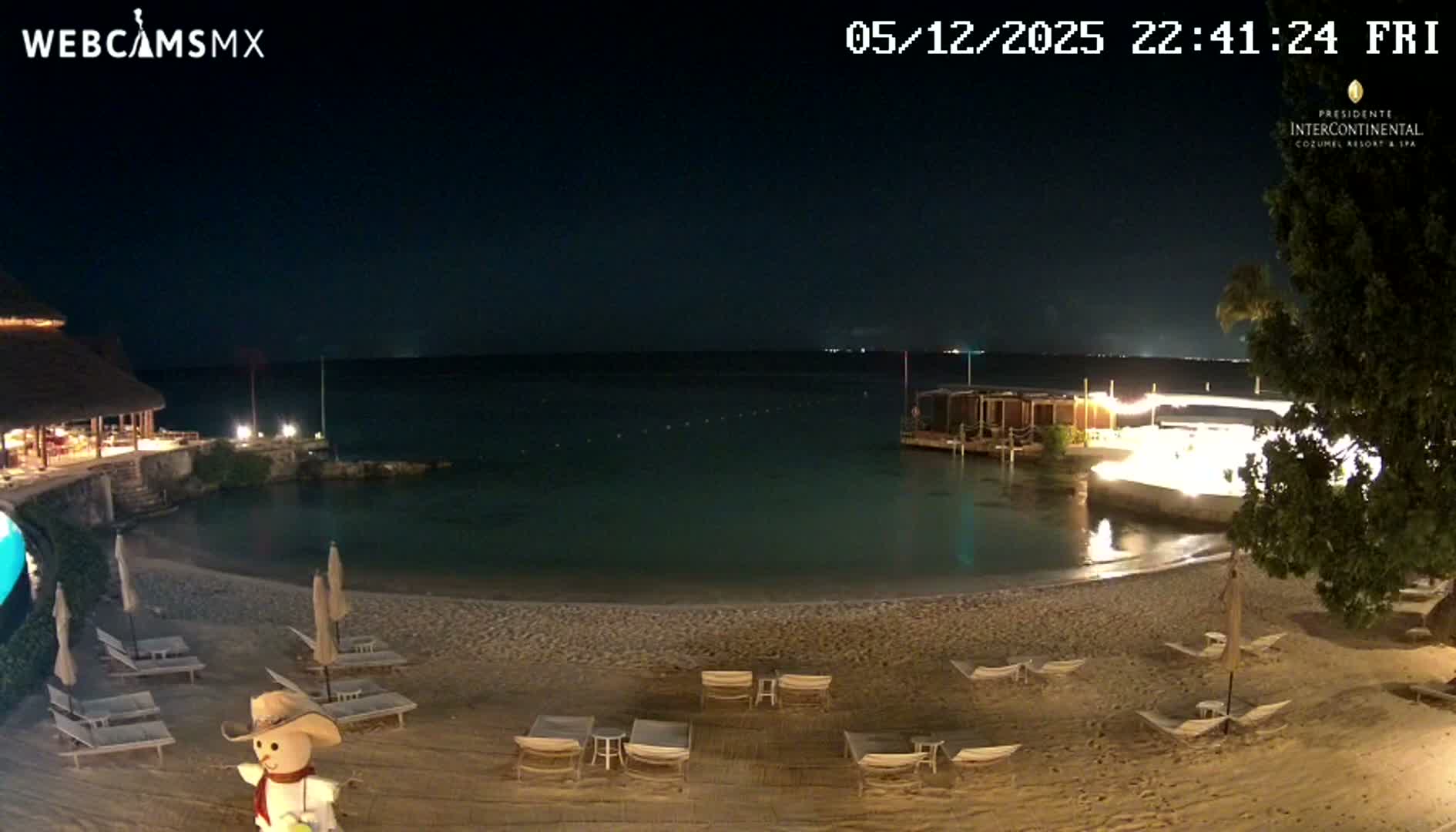 Cozumel,Presidente Intercontinental's Beach Live Cam - Zona Hotelera Sur, San Mugiel de Cozumel, Municipio de Cozumel, Quintana Roo, Mexico