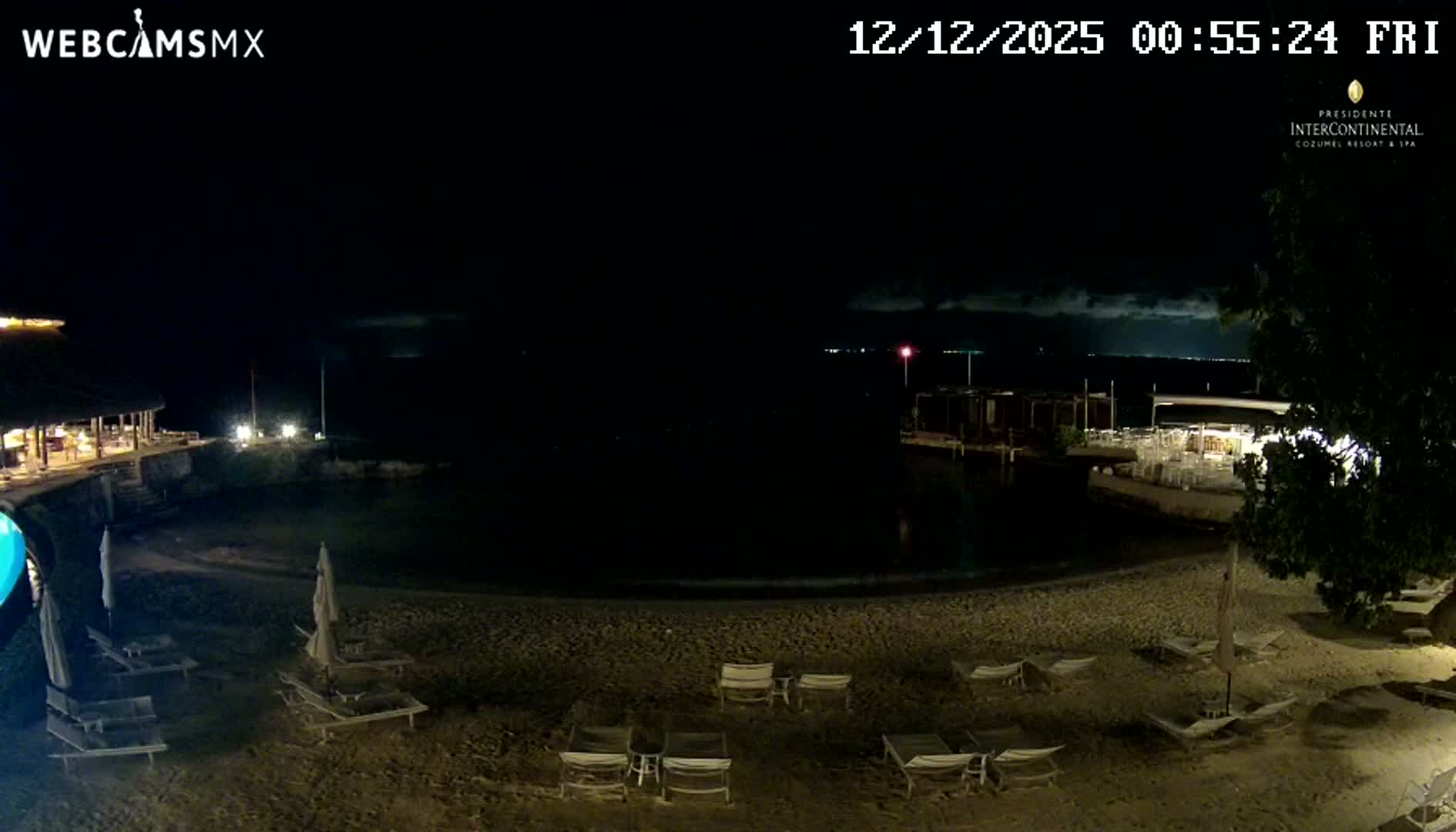 Cozumel,Presidente Intercontinental's Beach Live Cam - Zona Hotelera Sur, San Mugiel de Cozumel, Municipio de Cozumel, Quintana Roo, Mexico
