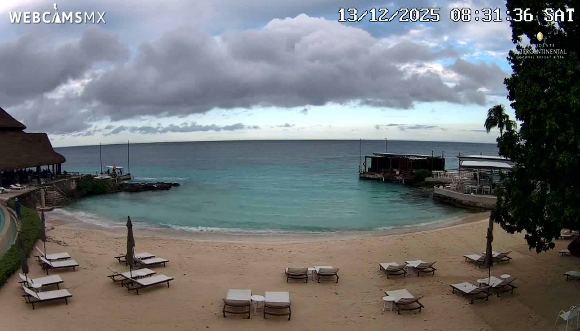 Cozumel,Presidente Intercontinental's Beach Live Cam - Zona Hotelera Sur, San Mugiel de Cozumel, Municipio de Cozumel, Quintana Roo, Mexico