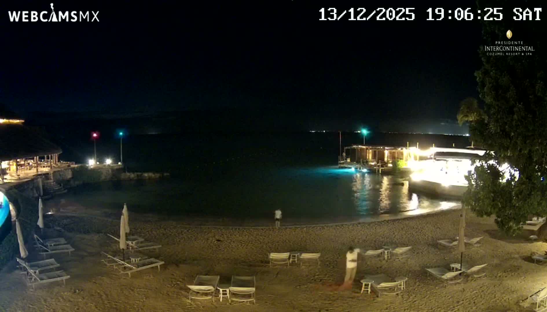 Cozumel,Presidente Intercontinental's Beach Live Cam - Zona Hotelera Sur, San Mugiel de Cozumel, Municipio de Cozumel, Quintana Roo, Mexico
