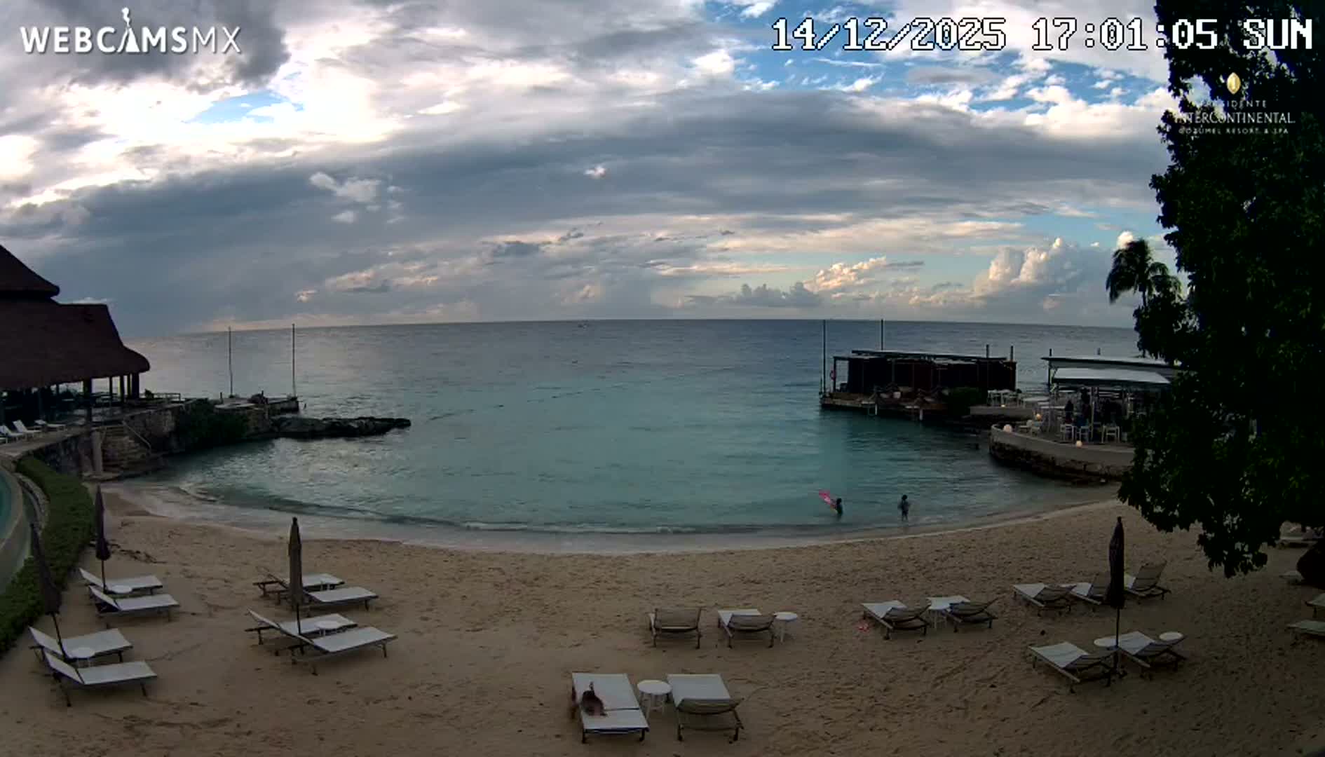 Cozumel,Presidente Intercontinental's Beach Live Cam - Zona Hotelera Sur, San Mugiel de Cozumel, Municipio de Cozumel, Quintana Roo, Mexico