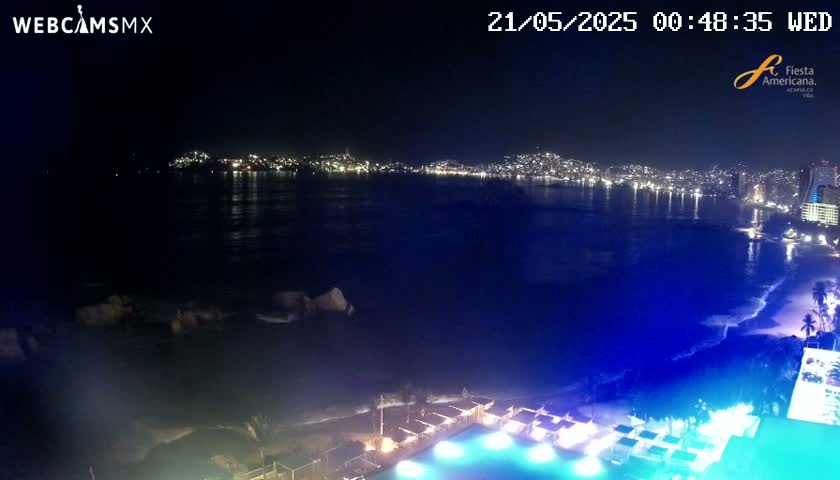 Acapulco,  Playa Condesa Beach Live Cam - Acapulco de Juarez, Guerrero, Mexico