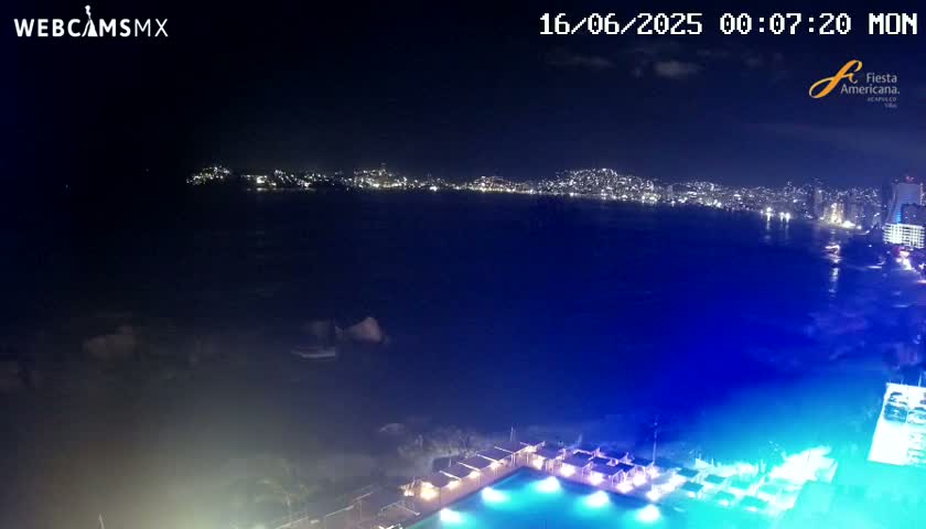 Acapulco,  Playa Condesa Beach Live Cam - Acapulco de Juarez, Guerrero, Mexico