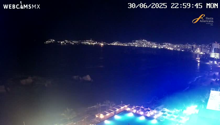 Acapulco,  Playa Condesa Beach Live Cam - Acapulco de Juarez, Guerrero, Mexico
