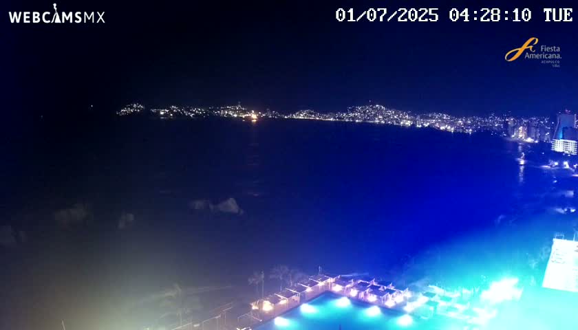 Acapulco,  Playa Condesa Beach Live Cam - Acapulco de Juarez, Guerrero, Mexico