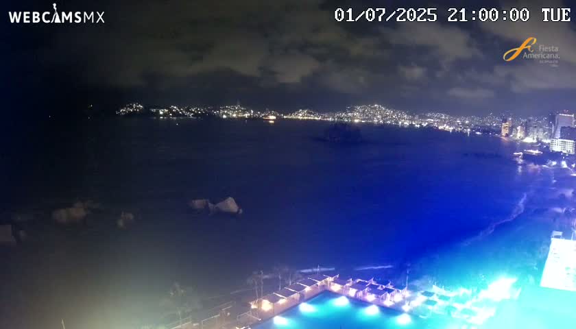 Acapulco,  Playa Condesa Beach Live Cam - Acapulco de Juarez, Guerrero, Mexico