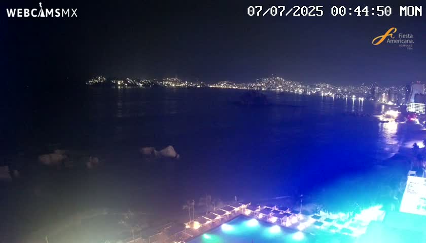 Acapulco,  Playa Condesa Beach Live Cam - Acapulco de Juarez, Guerrero, Mexico