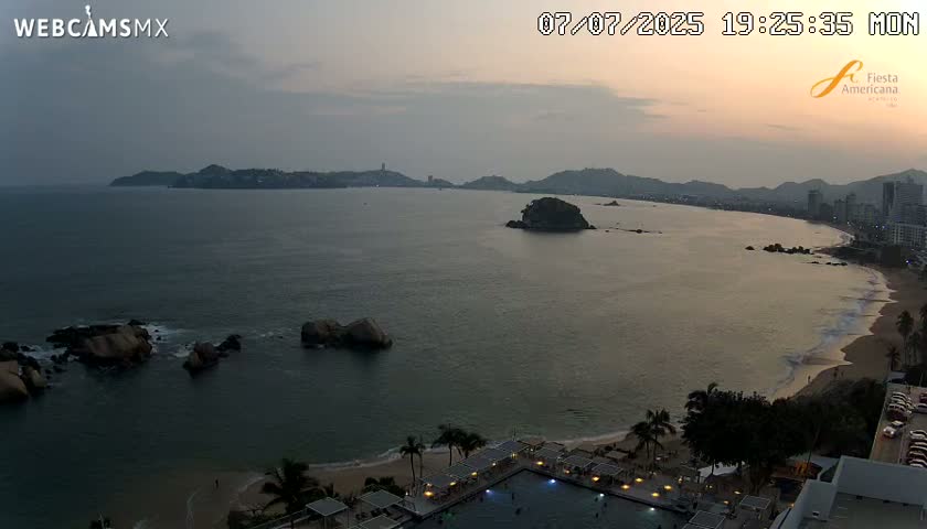 Acapulco,  Playa Condesa Beach Live Cam - Acapulco de Juarez, Guerrero, Mexico