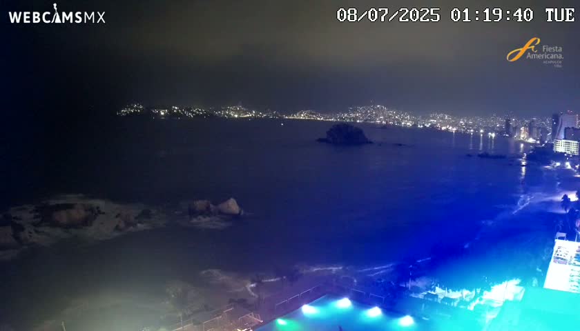 Acapulco,  Playa Condesa Beach Live Cam - Acapulco de Juarez, Guerrero, Mexico