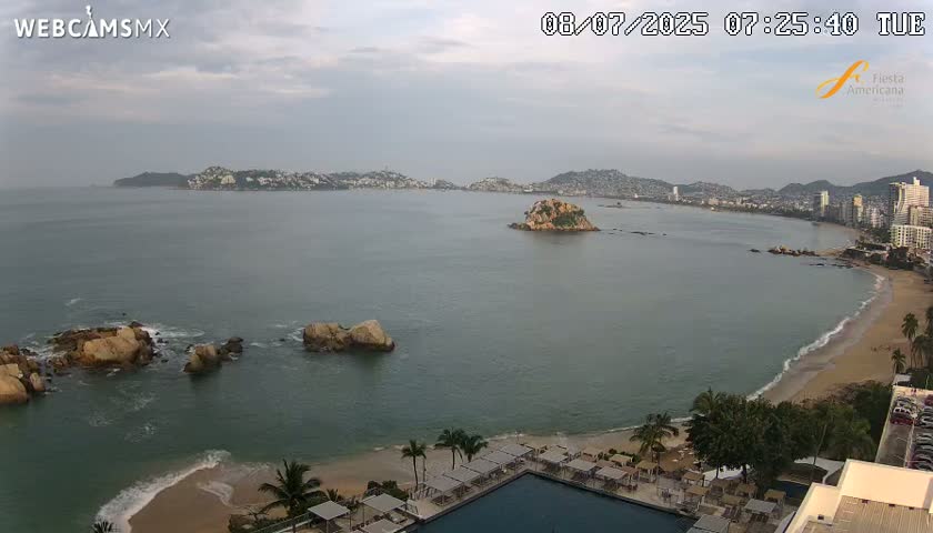 Acapulco,  Playa Condesa Beach Live Cam - Acapulco de Juarez, Guerrero, Mexico