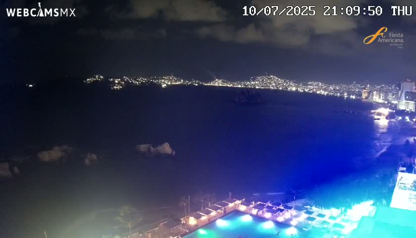Acapulco,  Playa Condesa Beach Live Cam - Acapulco de Juarez, Guerrero, Mexico