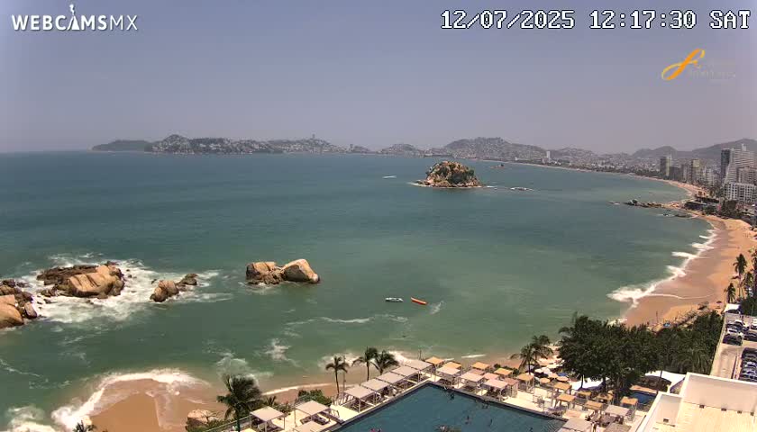 Acapulco,  Playa Condesa Beach Live Cam - Acapulco de Juarez, Guerrero, Mexico