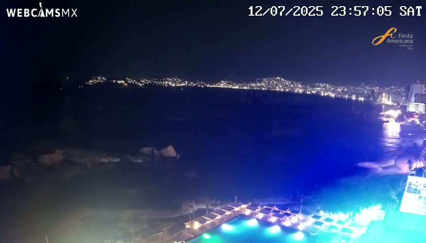 Acapulco,  Playa Condesa Beach Live Cam - Acapulco de Juarez, Guerrero, Mexico