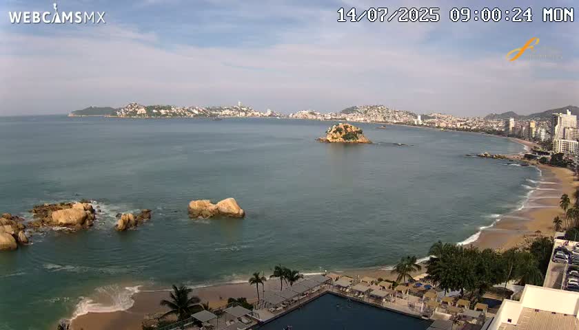 Acapulco,  Playa Condesa Beach Live Cam - Acapulco de Juarez, Guerrero, Mexico