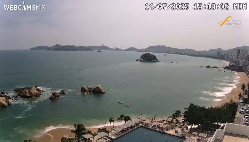 Acapulco,  Playa Condesa Beach Live Cam - Acapulco de Juarez, Guerrero, Mexico