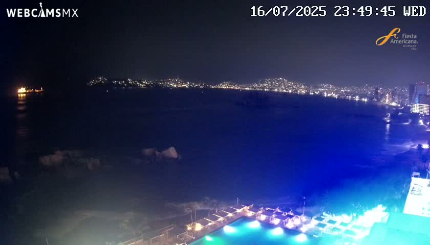 Acapulco,  Playa Condesa Beach Live Cam - Acapulco de Juarez, Guerrero, Mexico