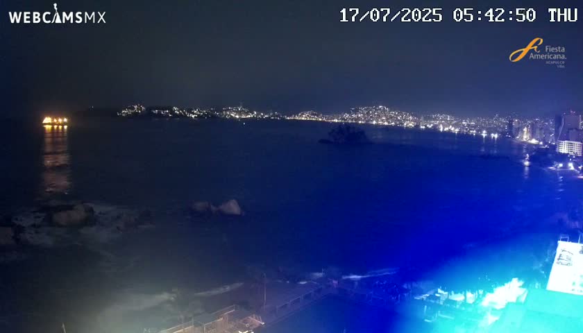 Acapulco,  Playa Condesa Beach Live Cam - Acapulco de Juarez, Guerrero, Mexico