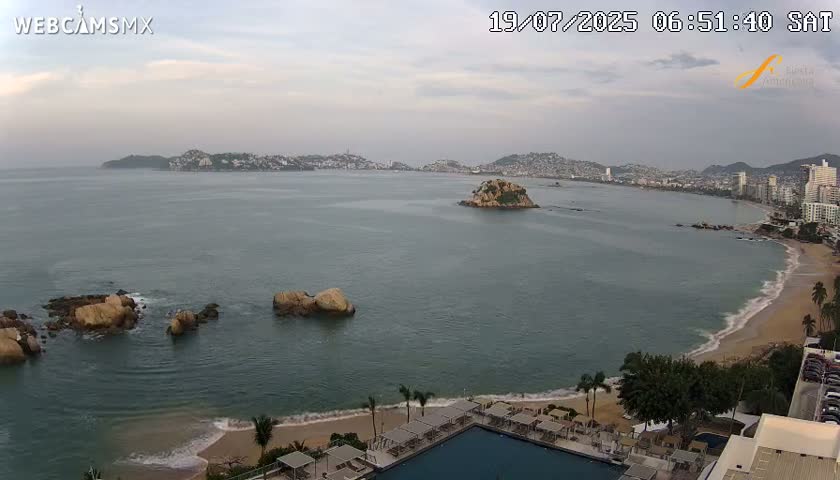 Acapulco,  Playa Condesa Beach Live Cam - Acapulco de Juarez, Guerrero, Mexico
