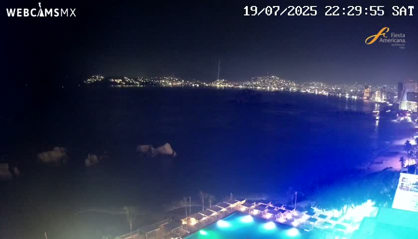 Acapulco,  Playa Condesa Beach Live Cam - Acapulco de Juarez, Guerrero, Mexico