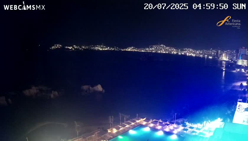 Acapulco,  Playa Condesa Beach Live Cam - Acapulco de Juarez, Guerrero, Mexico