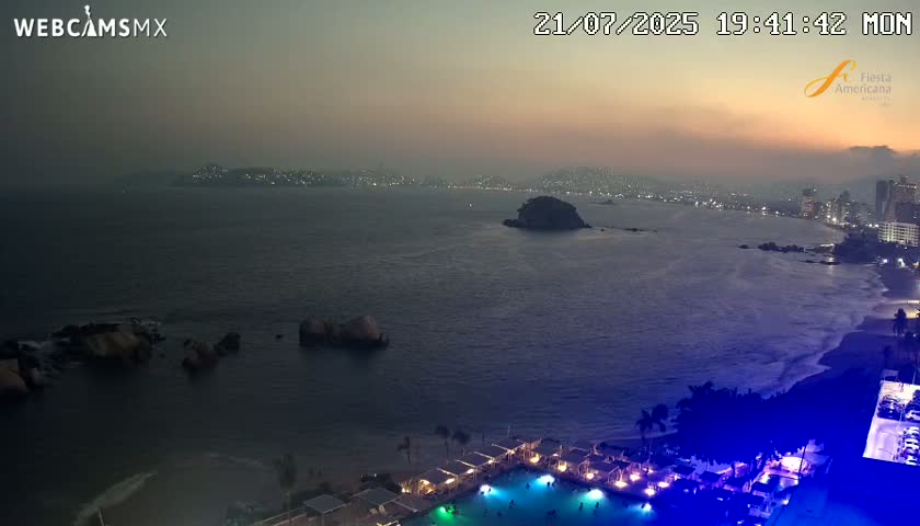 Acapulco,  Playa Condesa Beach Live Cam - Acapulco de Juarez, Guerrero, Mexico