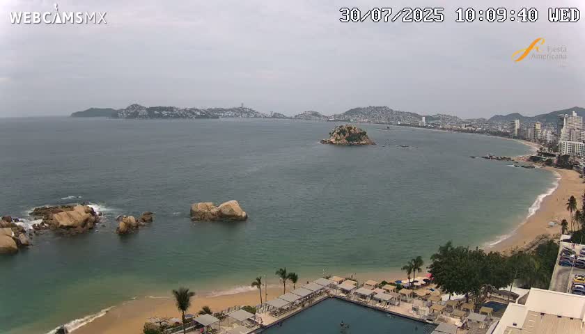 Acapulco,  Playa Condesa Beach Live Cam - Acapulco de Juarez, Guerrero, Mexico