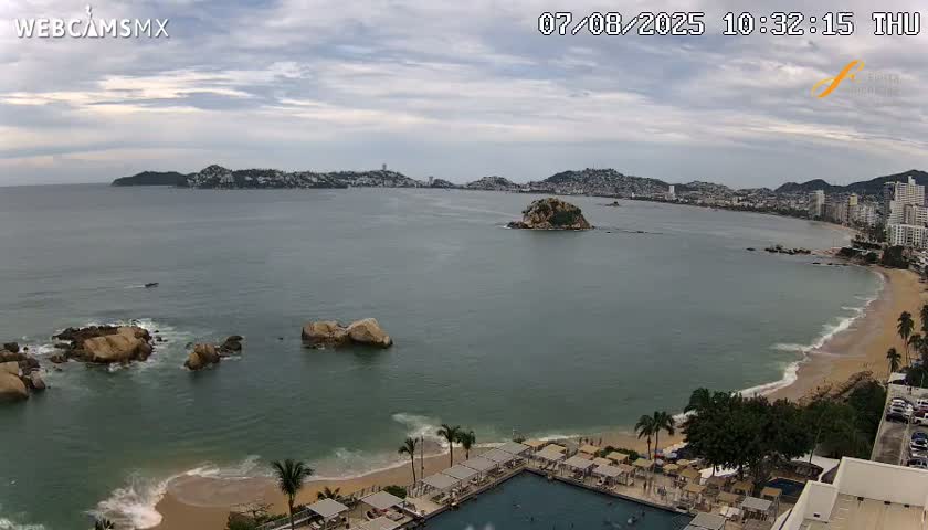 Acapulco,  Playa Condesa Beach Live Cam - Acapulco de Juarez, Guerrero, Mexico