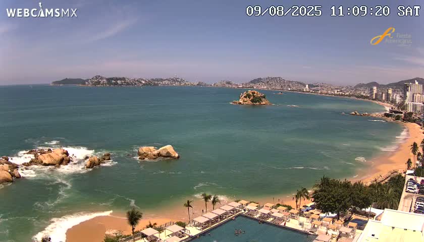 Acapulco,  Playa Condesa Beach Live Cam - Acapulco de Juarez, Guerrero, Mexico