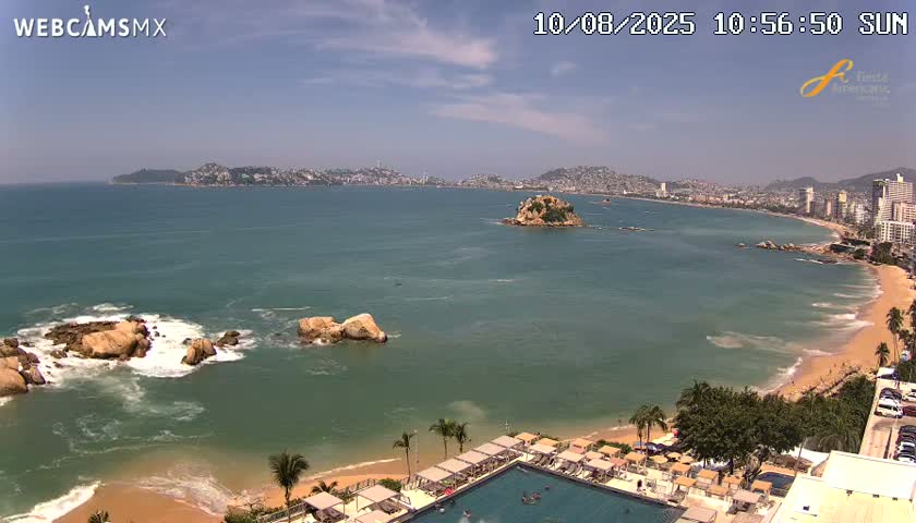 Acapulco,  Playa Condesa Beach Live Cam - Acapulco de Juarez, Guerrero, Mexico