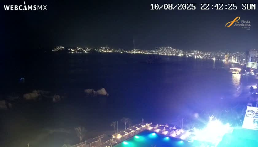 Acapulco,  Playa Condesa Beach Live Cam - Acapulco de Juarez, Guerrero, Mexico