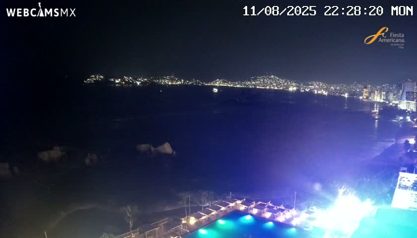 Acapulco,  Playa Condesa Beach Live Cam - Acapulco de Juarez, Guerrero, Mexico
