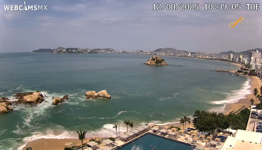 Acapulco,  Playa Condesa Beach Live Cam - Acapulco de Juarez, Guerrero, Mexico