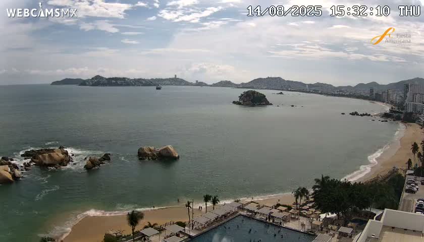 Acapulco,  Playa Condesa Beach Live Cam - Acapulco de Juarez, Guerrero, Mexico