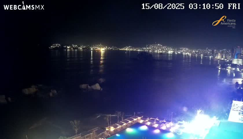 Acapulco,  Playa Condesa Beach Live Cam - Acapulco de Juarez, Guerrero, Mexico