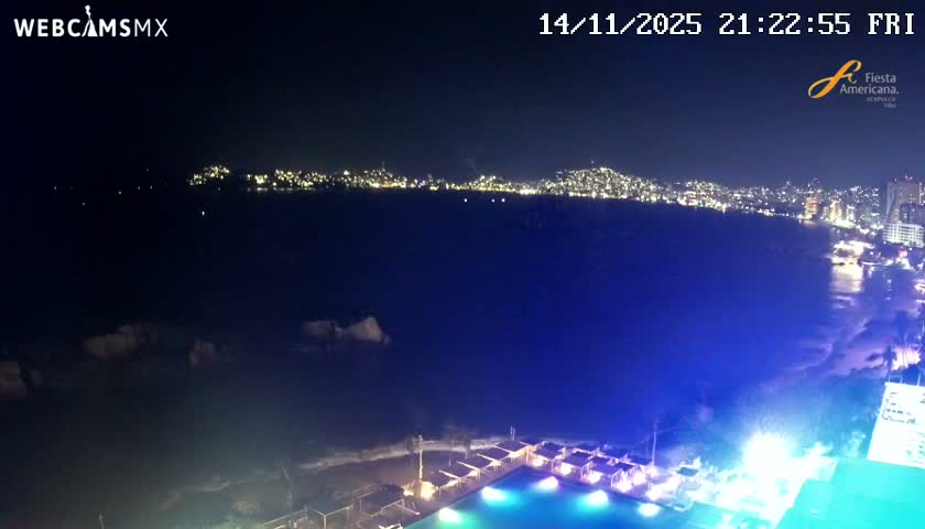 Acapulco,  Playa Condesa Beach Live Cam - Acapulco de Juarez, Guerrero, Mexico