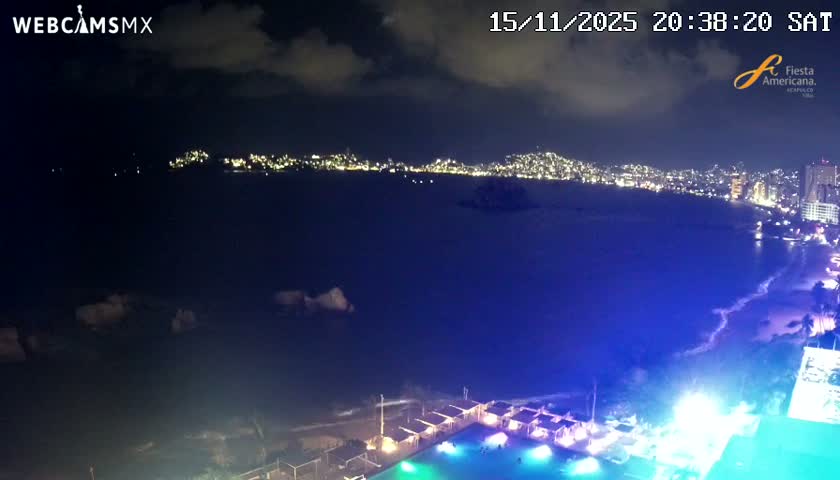 Acapulco,  Playa Condesa Beach Live Cam - Acapulco de Juarez, Guerrero, Mexico