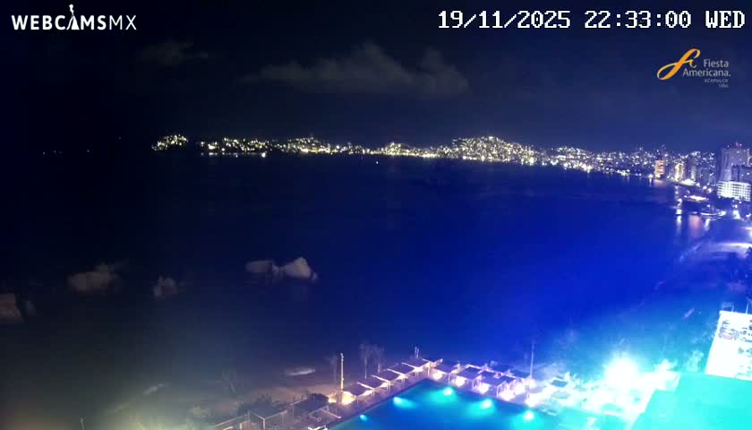 Acapulco,  Playa Condesa Beach Live Cam - Acapulco de Juarez, Guerrero, Mexico