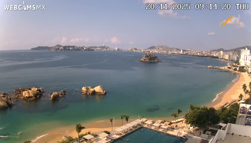 Acapulco,  Playa Condesa Beach Live Cam - Acapulco de Juarez, Guerrero, Mexico