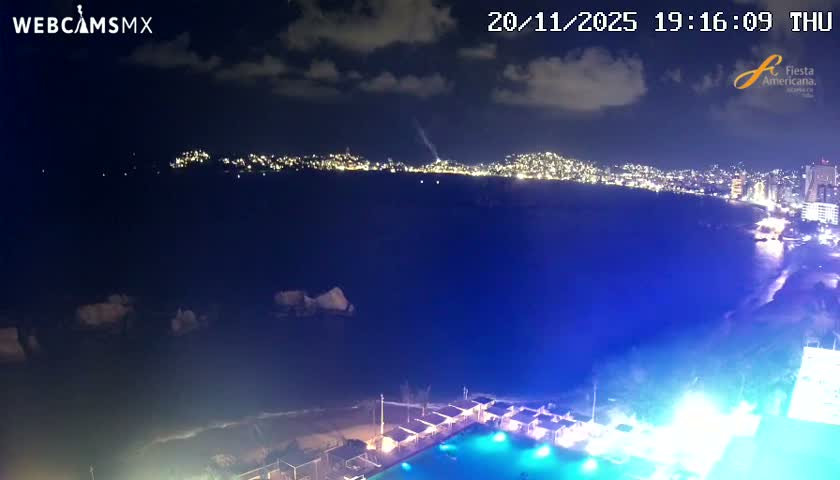 Acapulco,  Playa Condesa Beach Live Cam - Acapulco de Juarez, Guerrero, Mexico