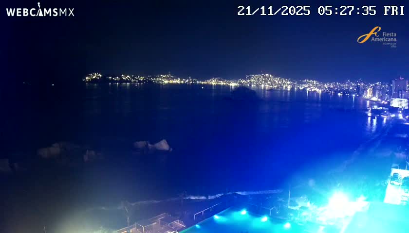 Acapulco,  Playa Condesa Beach Live Cam - Acapulco de Juarez, Guerrero, Mexico