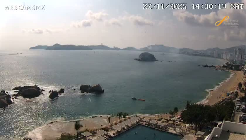 Acapulco,  Playa Condesa Beach Live Cam - Acapulco de Juarez, Guerrero, Mexico