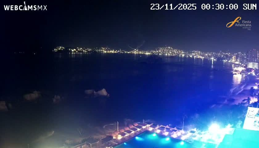 Acapulco,  Playa Condesa Beach Live Cam - Acapulco de Juarez, Guerrero, Mexico