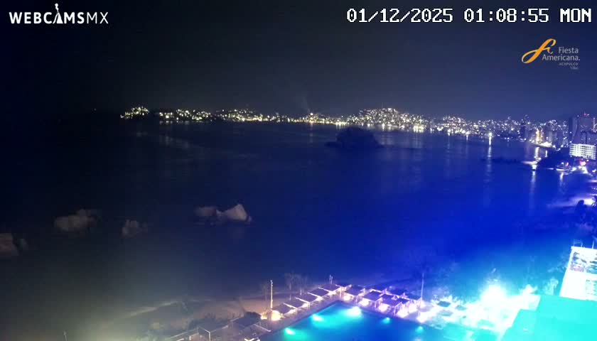 Acapulco,  Playa Condesa Beach Live Cam - Acapulco de Juarez, Guerrero, Mexico