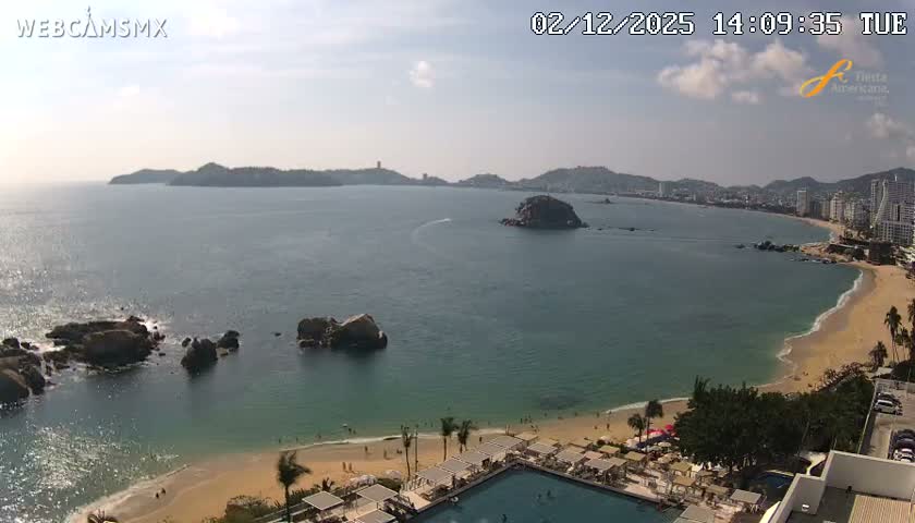 Acapulco,  Playa Condesa Beach Live Cam - Acapulco de Juarez, Guerrero, Mexico