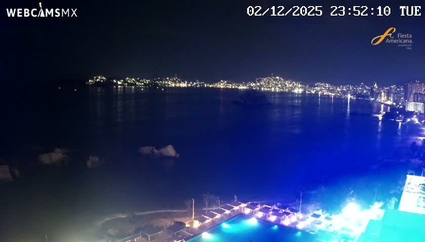 Acapulco,  Playa Condesa Beach Live Cam - Acapulco de Juarez, Guerrero, Mexico