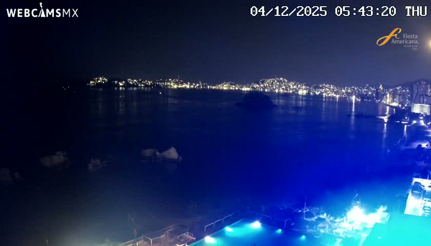 Acapulco,  Playa Condesa Beach Live Cam - Acapulco de Juarez, Guerrero, Mexico